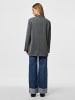 Pieces Oversize-Blazer in Dark Grey Melange