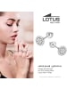 LOTUS silver Ohrringe Silber 925 Sterling Silber Zirkoniastein Ohrstecker