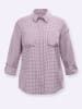 WITT WEIDEN Karo-Bluse in violett-weiß-kariert