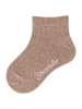 Sterntaler Kurz-Socken 3er-Pack Rippe in braun mel.