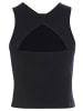 S. Oliver Ripptanktop in schwarz