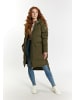 DreiMaster Maritim Damen Winterjacke Mit Wattierung in Militäroliv