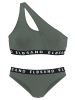 ELBSAND Bustier-Bikini in oliv