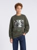 Petrol Industries forgebrook Sweatshirt mit Grafik-Print in Grau