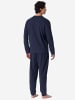 Schiesser Schlafanzug Modern Nightwear in Deep Sea Blue