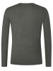 super.natural Merino Longsleeve in dunkelgrau