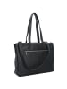 Plevier Power Shopper Tasche Leder 31 cm Laptopfach in schwarz
