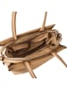 Gabor Gela Stripe Shopper Tasche M 35 cm camel