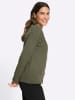 Sieh an! Strickjacke in khaki