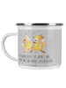 Mr. & Mrs. Panda Becher 45. Hochzeitstag Messinghochzeit mit Spruch in Heather Grey