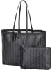 Lacoste Shopper Zely Shopping Bag 4344 in Monogramm Noir Gris