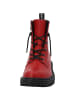 Palado Schnürstiefel Sideros Spark in Rot/Schwarz