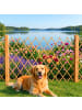 relaxdays 3 x Rankgitter in Orange – (B)120 x (H)180 cm