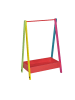 relaxdays Kinder-Kleiderständer in Bunt - (B)64,5 x (H)99 x (T)42 cm
