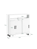 SoBuy Toiletten-Schrank in Reinweiß - (W) 20 x (H) 71 x (L) 70 cm