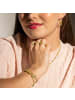 Luxenter Armband aus 925er Sterlingsilber und mehrfarbigem Zirkonia mit 18kGoldveredelung