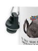 Mr. & Mrs. Panda Kindertrinkflasche Stinktier  mit Spruch in Weiß