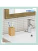 relaxdays Zahnputzbecher in Natur - (H)11,5 cm