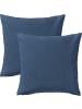 Erwin Müller Baumwolle Kissenhülle 2er-Pack London in marine