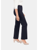 GOLDNER Kurzgröße:  Wärmende Jerseyhose mit Schlupfbund in marine
