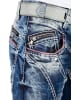 Cipo & Baxx Herren Regular Fit Jeans Stonewashed in Blue