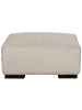 Beliani Ottomane LUNGO in Beige - (W) 80 x (H) 35 x (L) 80 cm