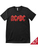 AC/DC T-Shirt "Distressed Logo T-Shirt" in Schwarz