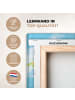 MuchoWow Leinwand bilder Detailreiche Weltkarte (BxH)