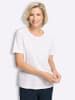 Sieh an! Kurzarm-Shirt in weiß
