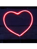 MARELIDA LED Herz Neon Schild Dekoleuchte Neonlicht Dekoobjekt rotes Herz 27cm