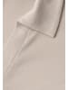Street One Dropped Shoulder Poloshirt mit Elastikbund in Beige