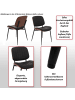 MCW 2er-Set Esszimmerstuhl O44, Natur, weiß