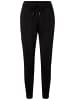 Vero Moda Lockere Stoffhose Stretch Pants mit Kordelzug VMEVA in Schwarz