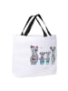 Mr. & Mrs. Panda Shopper Tasche Koala Familie zwei ohne Spruch in Weiß