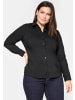 sheego Hemdbluse in schwarz