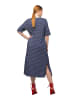 Ulla Popken Jerseykleid in tiefblau