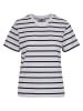 Urban Classics Urban Classics Damen Ladies Striped Boxy Tee in black/white