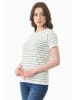 Organication T-Shirt "WOR17581" in Cremeweiß/Matchagrün
