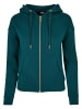 Urban Classics Zip-Kapuzenpullover in jasper