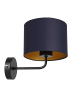 Licht-Erlebnisse Wandlampe (B)18 x (H)24 cm in Schwarz Blau Gold