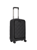 Stratic Leather & More 4 Rollen Kabinentrolley 55 cm Laptopfach in matt black
