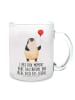 Mr. & Mrs. Panda Teetasse Pinguin Luftballon mit Spruch in Transparent