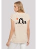 F4NT4STIC Extended Shoulder T-Shirt Escape Discover the World Savannah in Whitesand