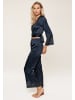 Linga Dore Linga Dore Satin Pyjama set in Midnight