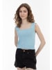 myMo Strick Top in Hellblau