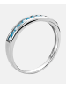 Diamant L'éternel Ring aus 375 Weißgold mit Topas