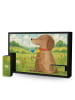 Mr. & Mrs. Panda Befüllbarer Adventskalender Hund Blume Design o... in Weiß