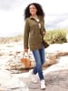 WITT WEIDEN Strickfleece-Jacke in camel-ecru-meliert