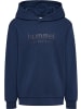 Hummel Kinder Hoodie "Base Hoodie" in Blau