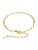 Steel_Art Gliederarmband Timo goldfarben in goldfarben